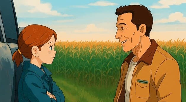 Ghibli style character